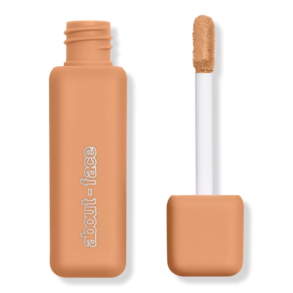 about-face Matte Fluid Eye Paint Eyeshadow Light Transcending creamsicle orange